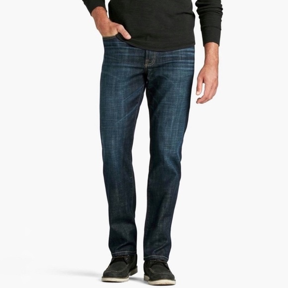Lucky Brand Other - Lucky Brand 329 Classic Straight Jeans Men’s Size 40 Waist Dark Wash Stretch